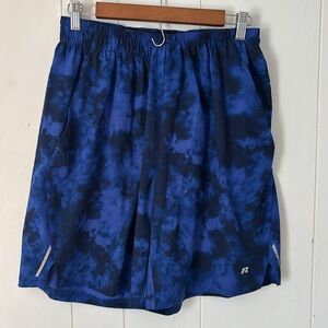 Russell Athletic Men's Blue And Balck Short